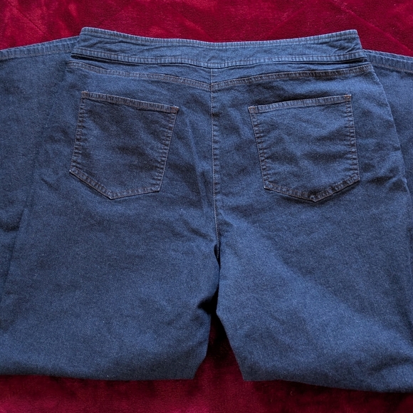 Eileen Fisher Straight Leg Jeans L - Picture 9 of 9